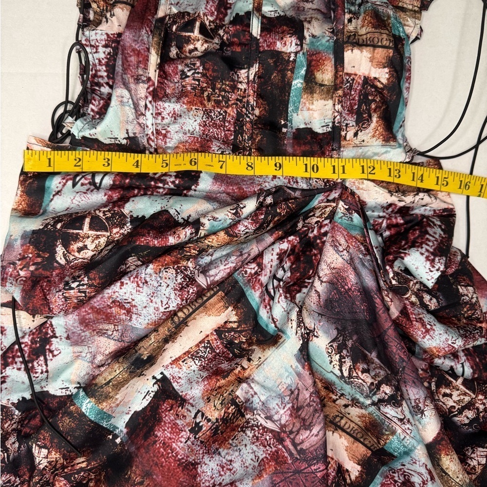 Pretty Little Thing Abstract Print Women's Dress Size 8. B14 - Picture 16 of 16